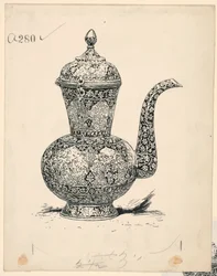 Ewer of Solid Silver Made at Isfahan
